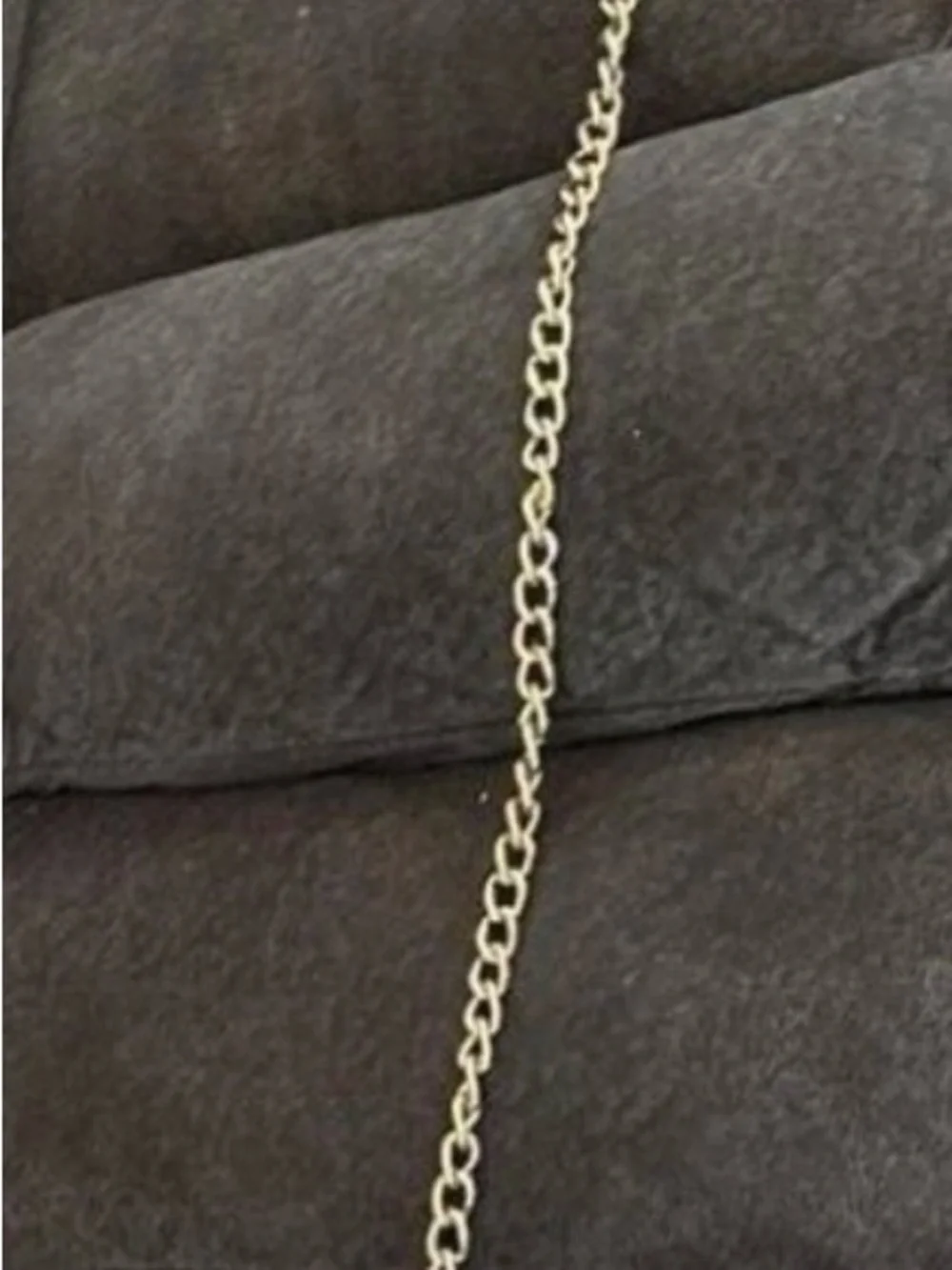Guess Gold-Tone Linked Circle Chain Belt with Crystal Accents